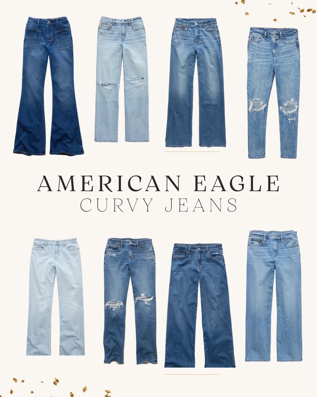 Jeans that flatter your curves 

#LTKFindsUnder100 #LTKMidsize #LTKSaleAlert