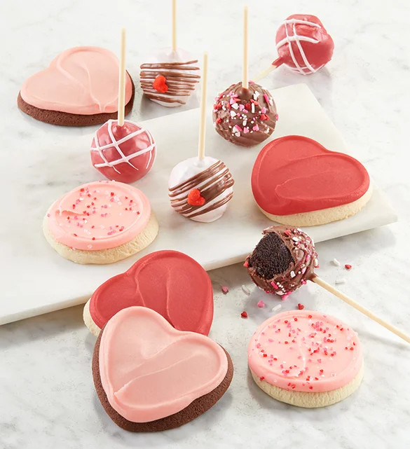 Valentine Cake Pops and Cookies | Cheryl's