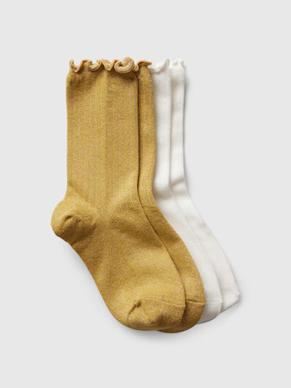 Ruffle Crew Socks (2-Pack) | Gap (US)