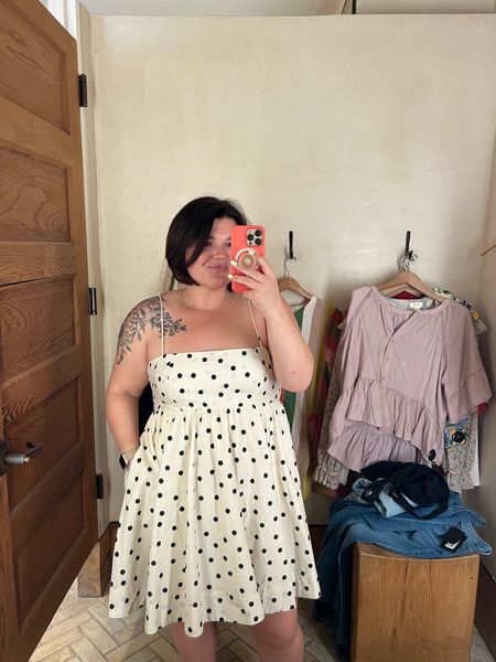 I had a dressing room full of fails, but this dress was a major win for my midsize postpartum body. Will be such a cute wardrobe staple. Also pockets! Size large  

#LTKmidsize #LTKSeasonal #LTKstyletip
