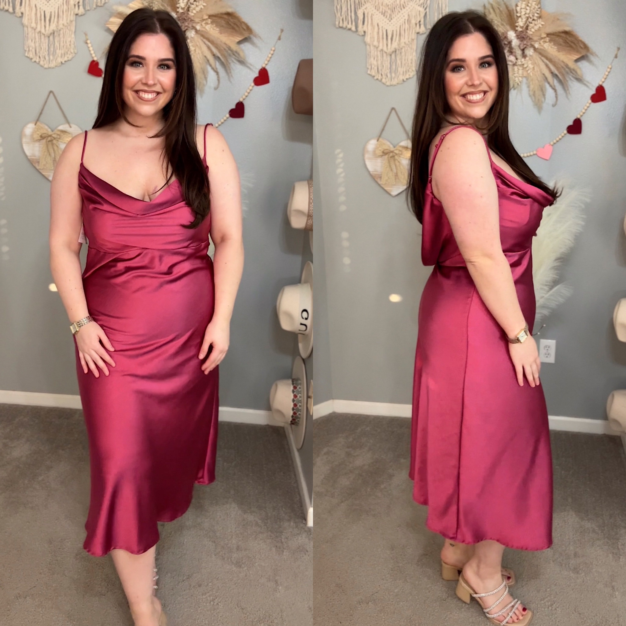 Amazon affordable dress option for Valentine’s Day date night or Galentines day party! Bestie is a size 12/14 wearing an XL! 💞

#LTKFindsUnder50 #LTKStyleTip #LTKMidsize