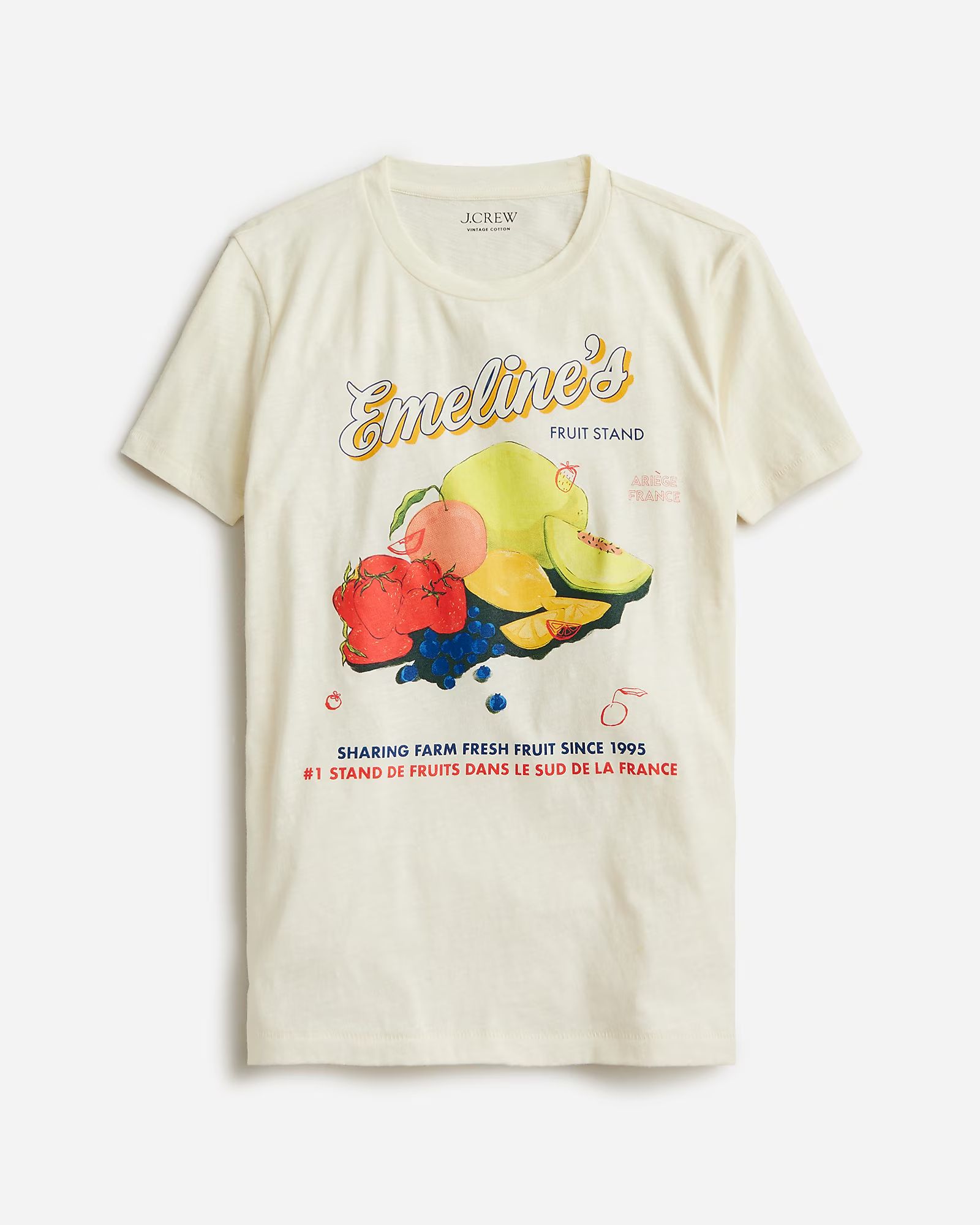 Classic-fit "fruit stand" graphic T-shirt | J.Crew US