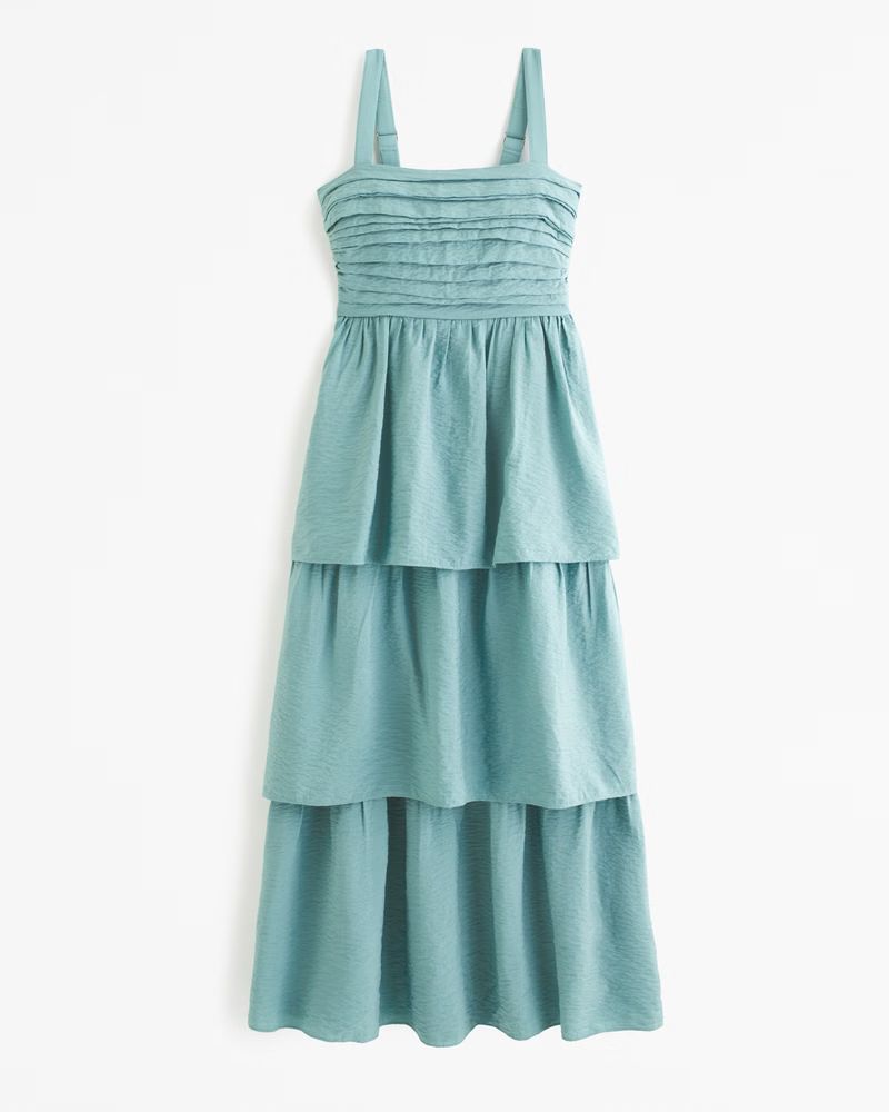Women's Emerson Tiered Maxi Dress | Women's Dresses & Jumpsuits | Abercrombie.com | Abercrombie & Fitch (US)
