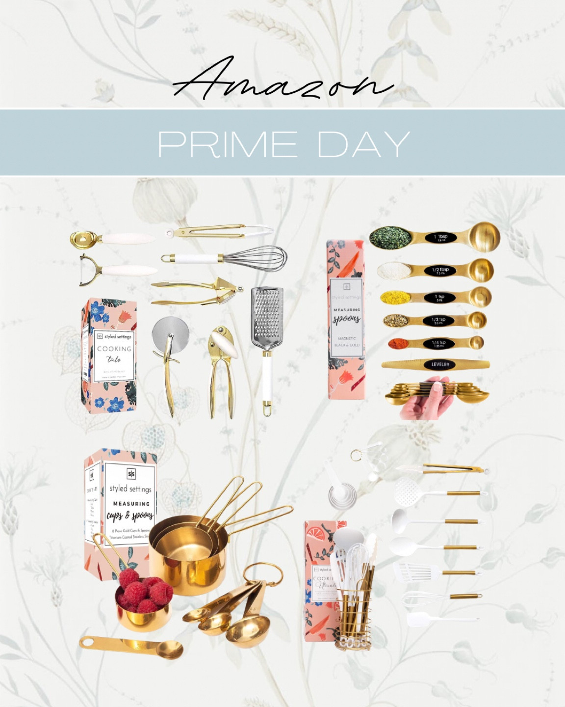 Amazon Prime Day! White and gold kitchen cooking tools 

#LTKxPrimeDay #LTKhome #LTKsalealert