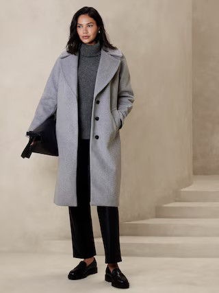 Faux Alpaca Coat | Banana Republic Factory