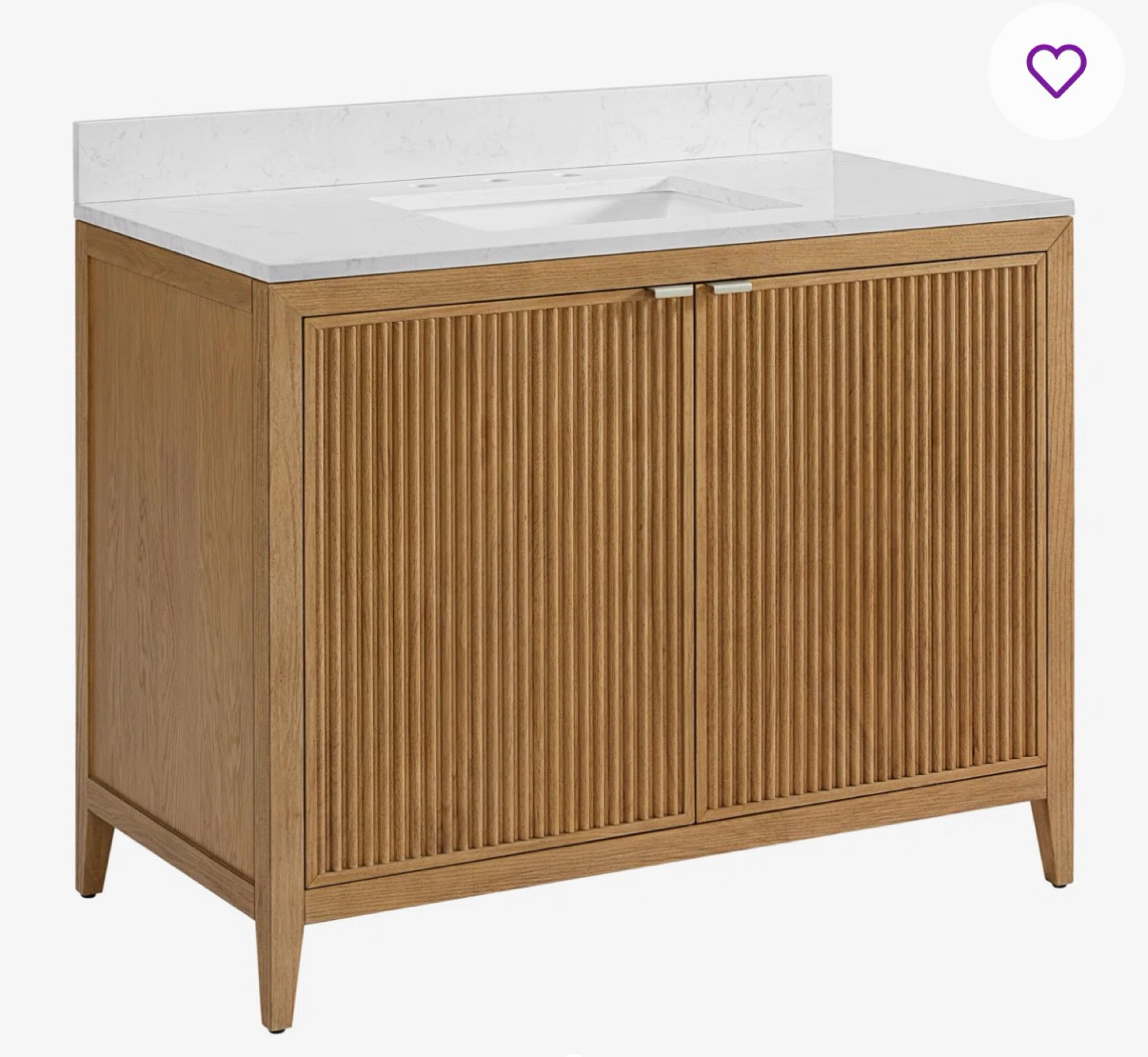 Solid wood 42” vanity! 