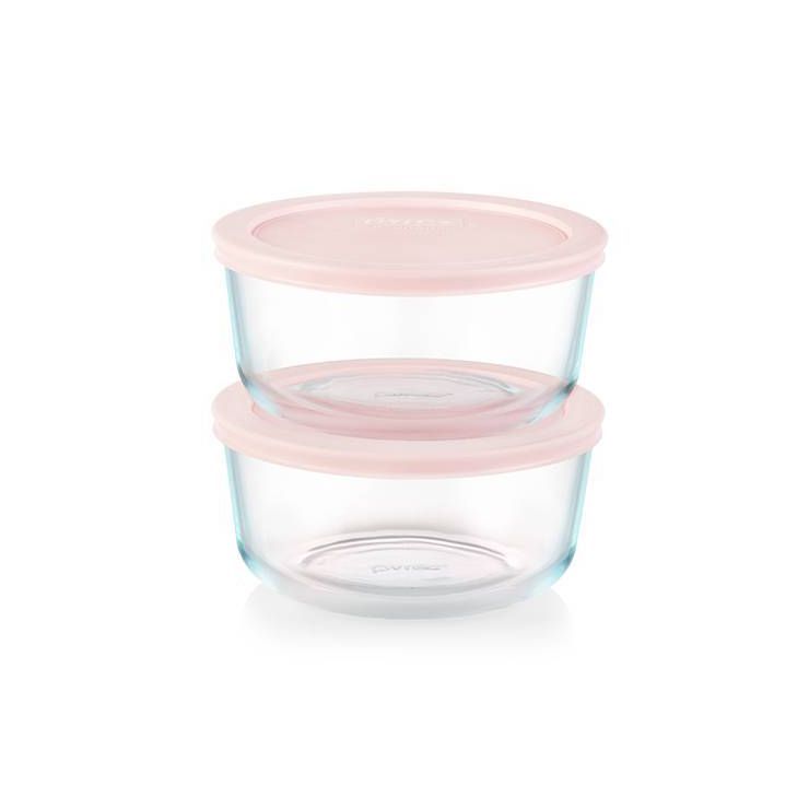 Pyrex 4pc 4 Cup Round Glass Food Storage Value Pack | Target