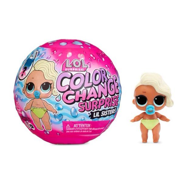 LOL Surprise Color Change Lil Sisters With 5 Surprises Including Fashion Outfit Great Gift for Gi... | Walmart (US)