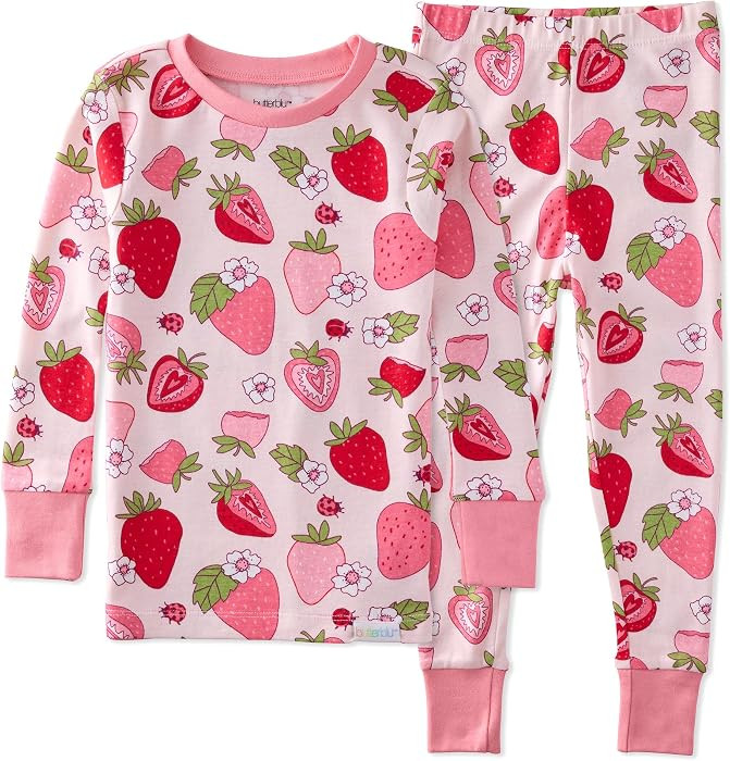 Butterblu Zen Snug-fit 2-Piece Pajamas 100% Organic Cotton Long Sleeve for Boys & Girls | Amazon (US)