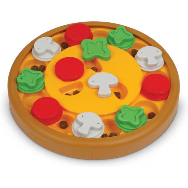 Brightkins Pizza Party! Treat Puzzle Dog toy | Chewy.com