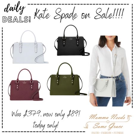 Kate Spade bag on sale today!!! 

#LTKfindsunder100 #LTKitbag #LTKsalealert