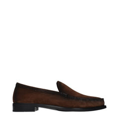 Prada Suede Loafer — Brown | Italist Inc.