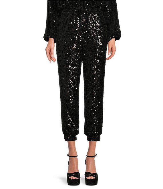 Gianni Bini Tatiana Sequin Coordinating Jogger Pants | Dillard's | Dillard's