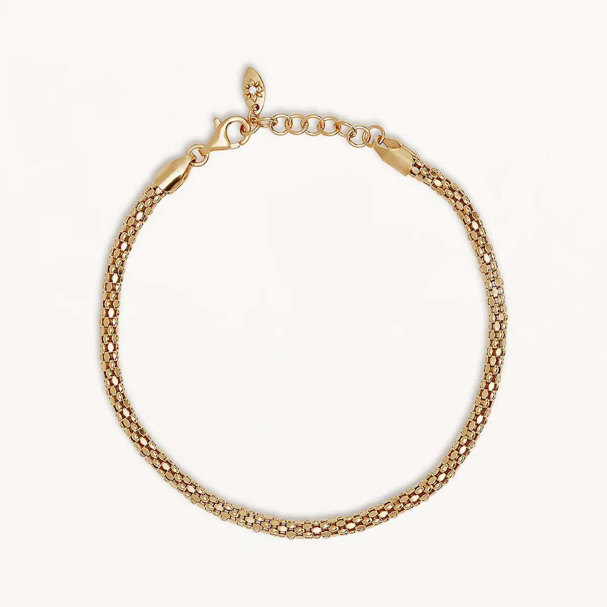 18k Gold Vermeil Sparkle Chain Bracelet | By Charlotte