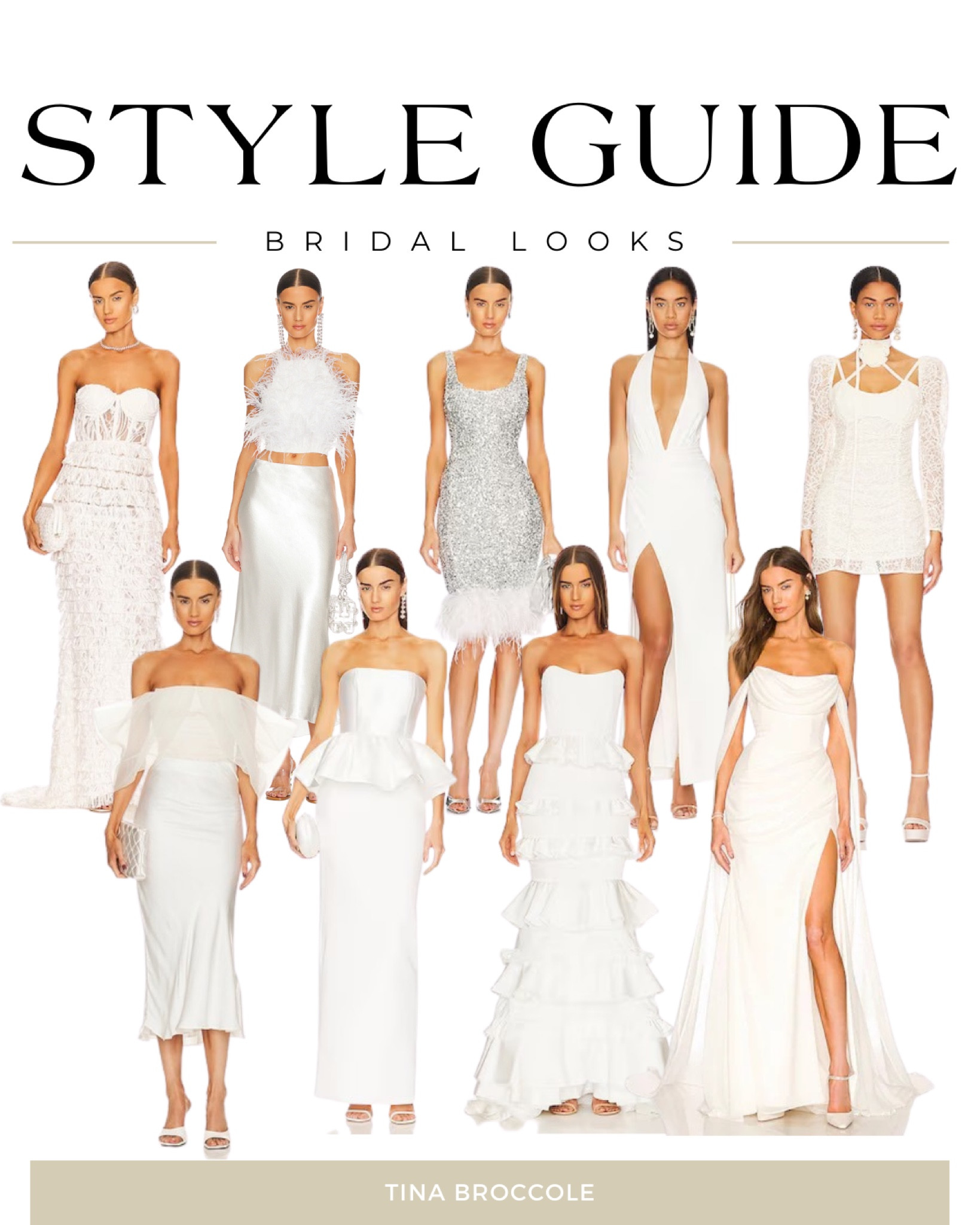 Bridal Looks - Bridal gowns - bridal shower dress - bridal party dress - bachelorette party dress - bachelorette gown - bachelorette dress 

#LTKSeasonal #LTKwedding #LTKstyletip