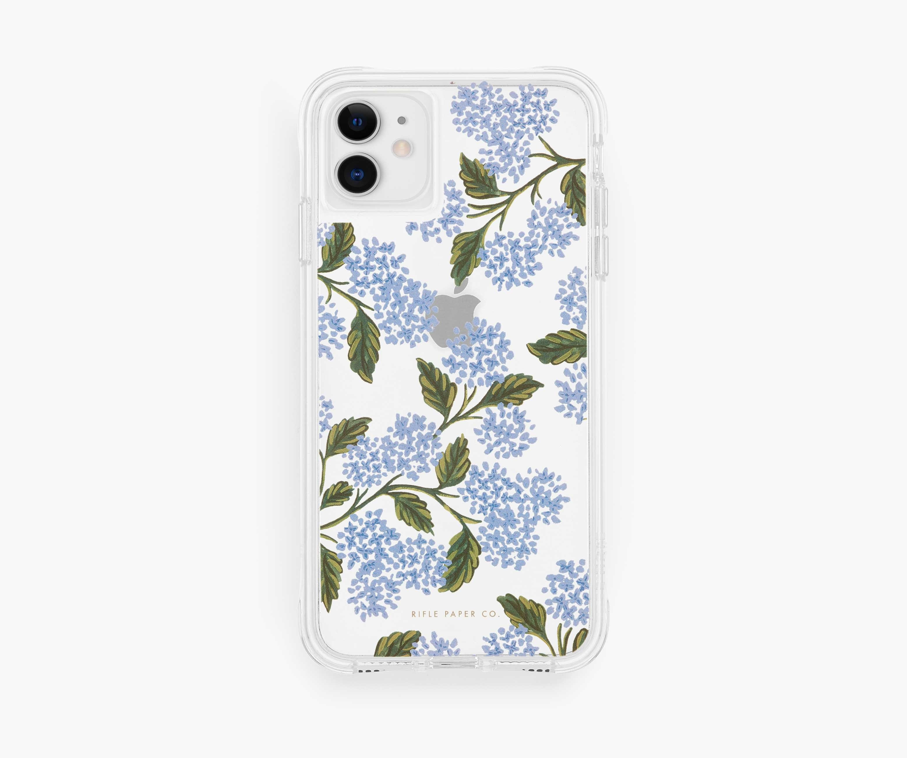 Clear Hydrangea Blue iPhone Case | Rifle Paper Co.