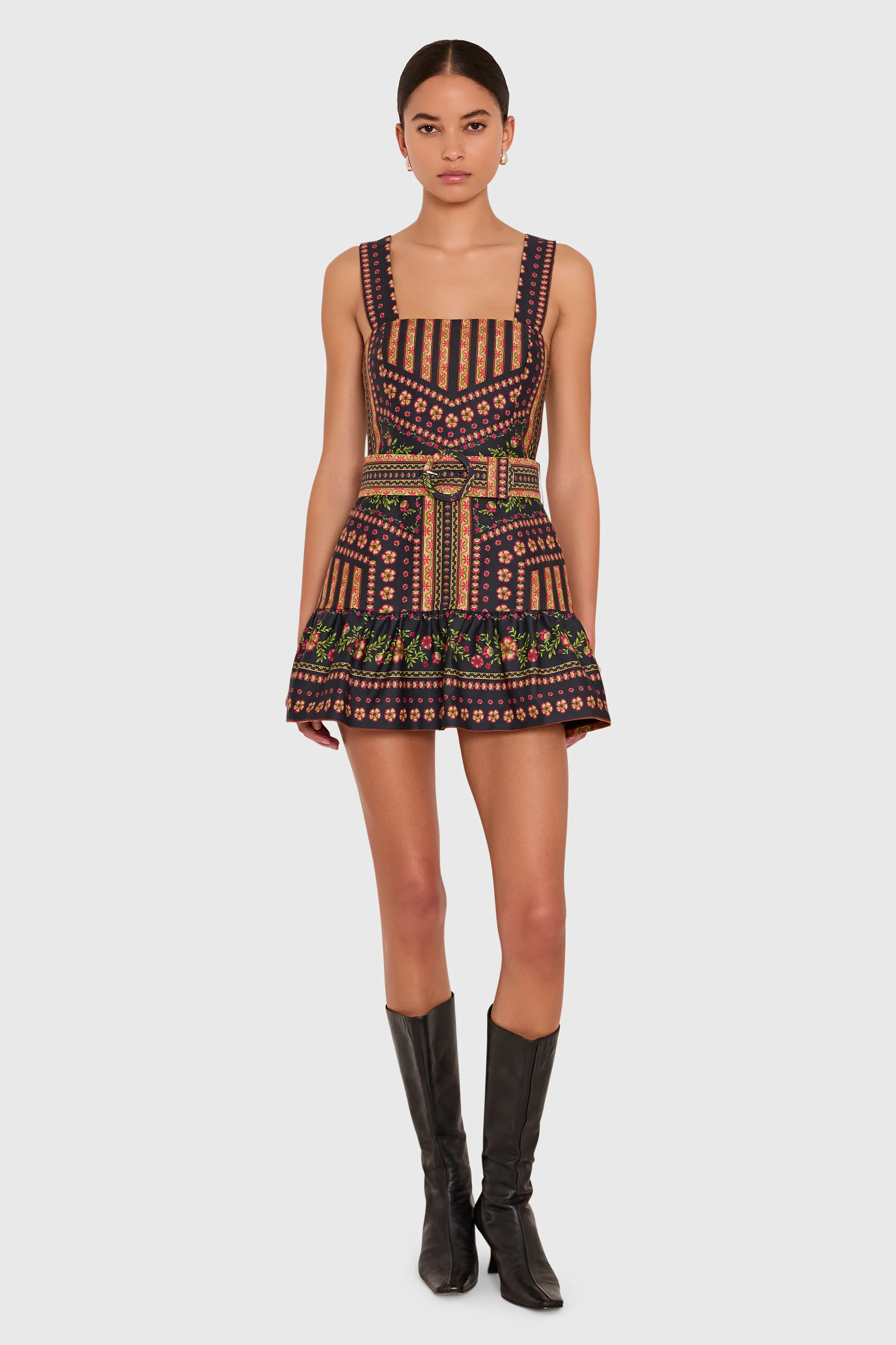 Amanda Uprichard Lena Skort Romper in Joni in Joni Print - Size L | Amanda Uprichard
