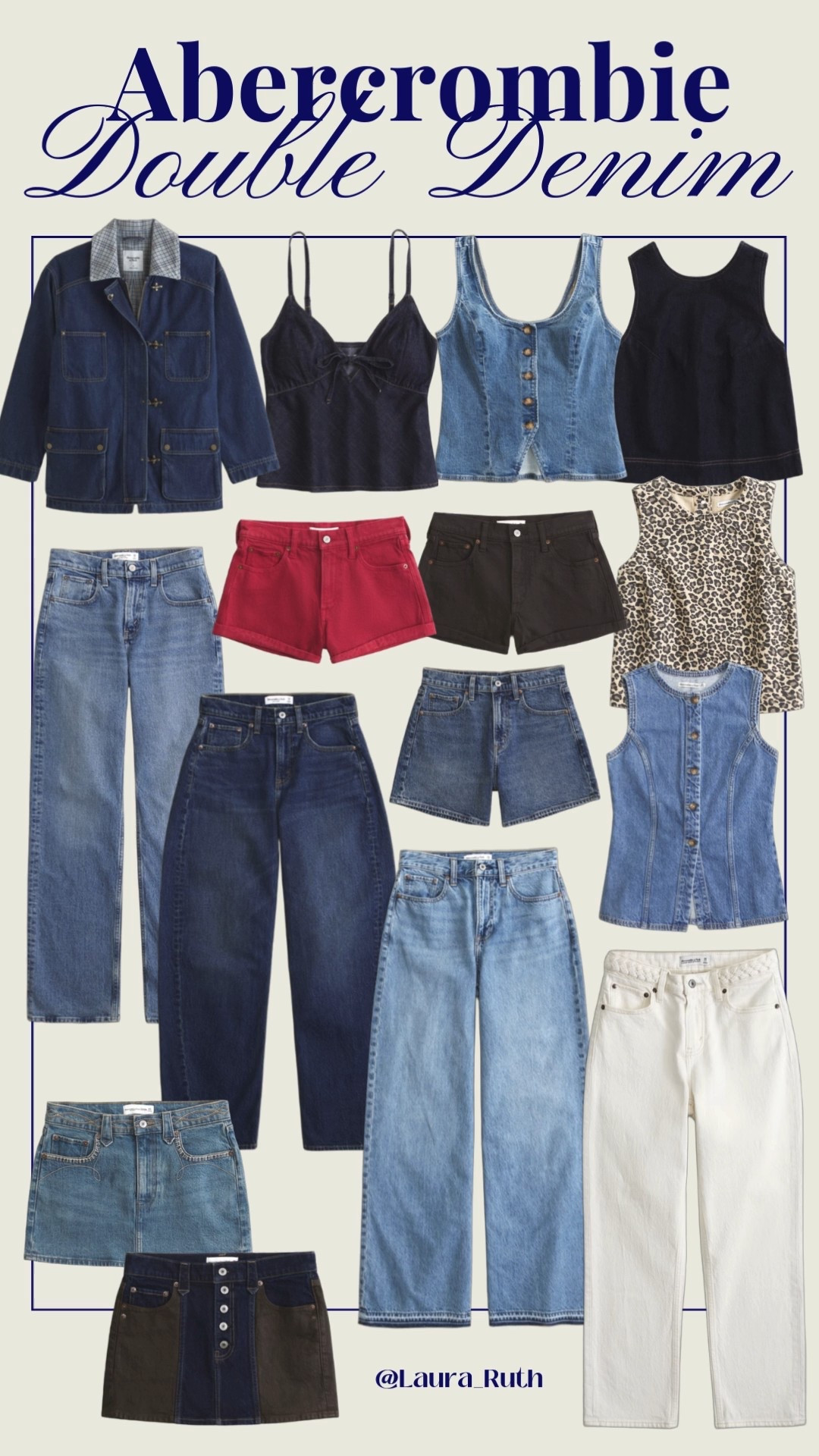 Double denim, but make it chic 💙
Rounded up my favourite Abercrombie denim pieces from everyday wide leg jeans, classic cuts,  to the cutest tops and minis. 👖 @abercrombie 

#LTKspring #LTKXAbercrombieDenim #LTKuk