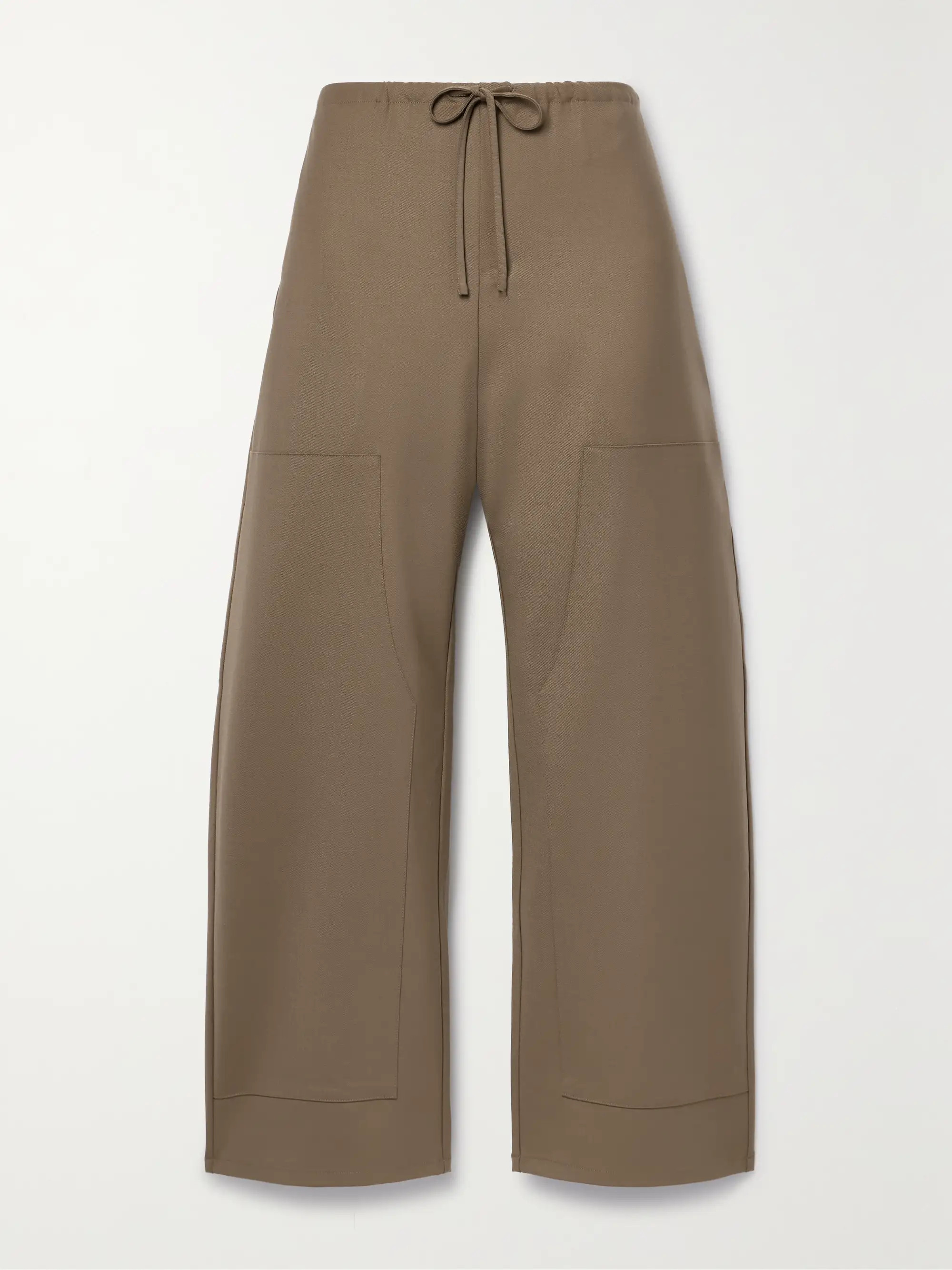 Jane cropped wool-blend twill wide-leg pants | NET-A-PORTER (UK & EU)
