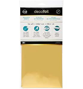 Therm O Web Deco Foil (Pack of 20), Gold | Amazon (US)
