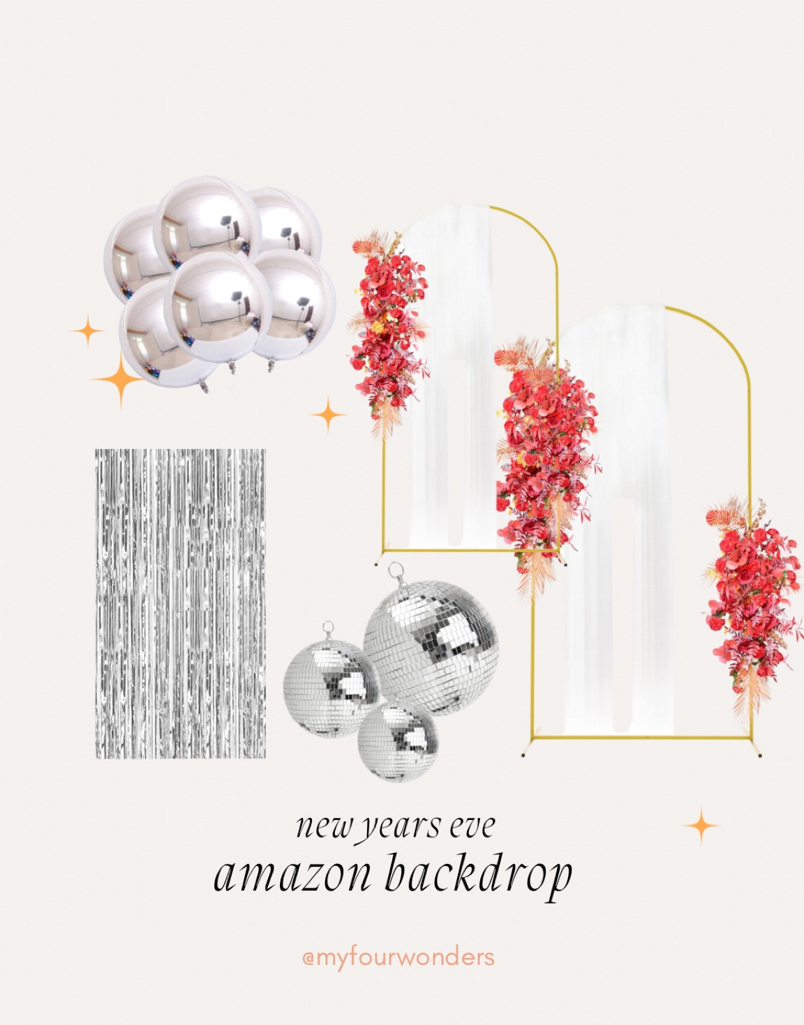 Amazon party backdrop inspo 

#LTKHoliday #LTKparties #LTKSeasonal