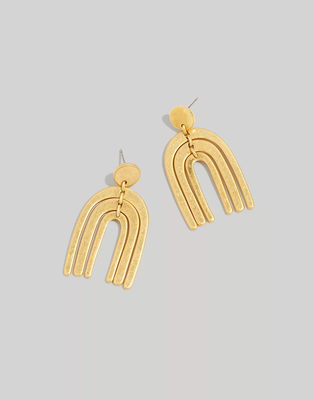 Stacked Arch Statement Earrings | Madewell