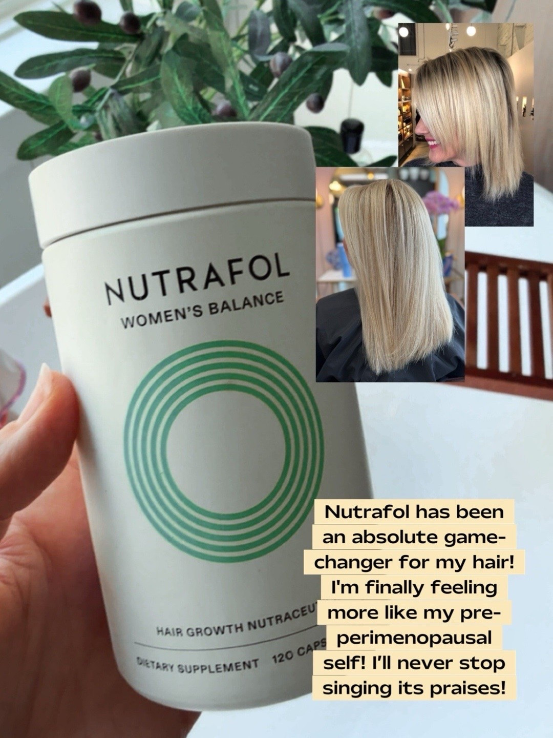 Nutrafol is running a limited-time offer! Code SUGARPLUM15 gets you an extra $15 off your subscription discount, $55 off 3 months or $121 off 6 months. This has transformed my hair and now I never miss a day!

#LTKdayinmylife #LTKgrwm #LTKBeauty