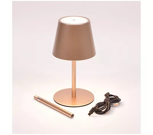 SecureBrite Set of 2 Rechargeable Indoor/Outdoor 14" Touch Lamp | QVC