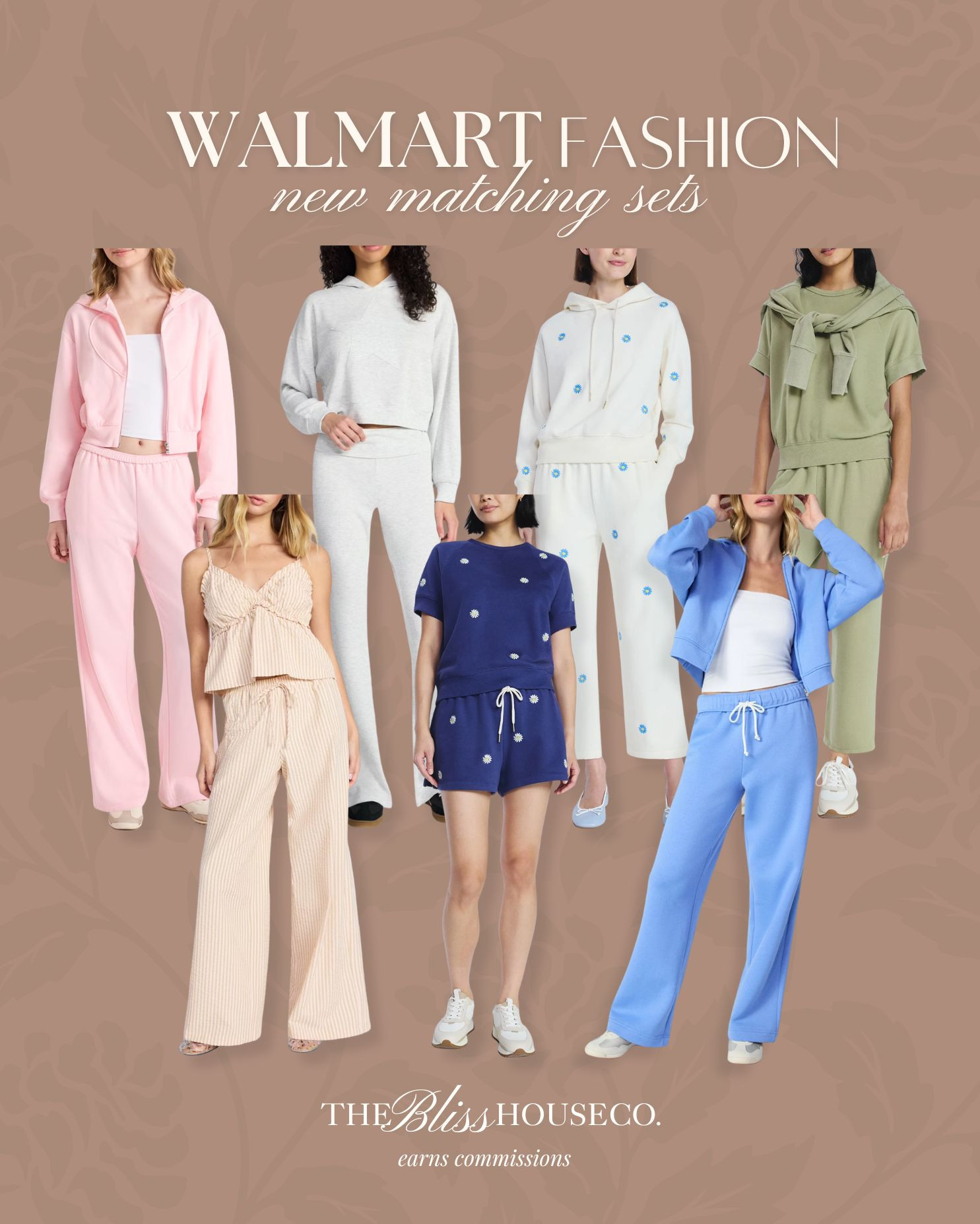 New trending matching sets from Walmart for spring! 

Comfortable loungewear, throw on and go, best-selling, spring colors, comfy look, Free Assembly, No Boundaries, Walmart fashion finds. 

 #LTKootd #LTKFindsUnder50