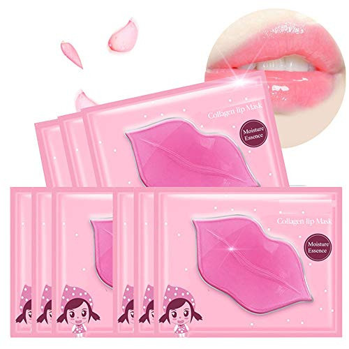 Felico Lip Mask Patches,30PCS Collagen Crystal Pink Care Gel Pads,Moisturizing Anti-Wrinkle Anti-Aging Firm Hydrate Lips,Remove Dead Skin Fine Lines Moisture Essence Make Your Dry Lip Attractive Sexy | Amazon (US)