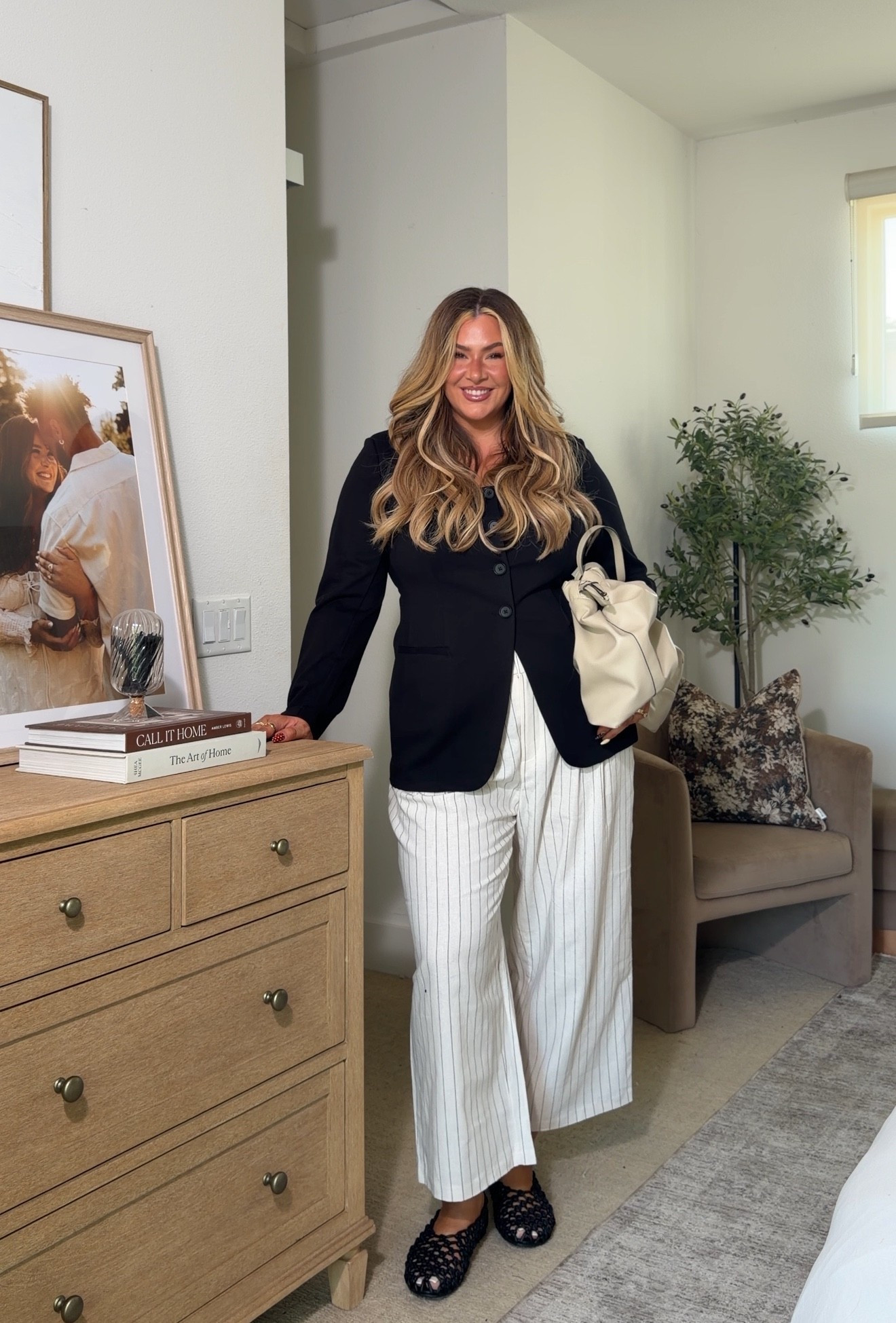 Work wear outfit inspo!! Wearing an xl in this blazer & a 16 plus in the pants!

#LTKWorkwear #LTKMidsize #LTKootd