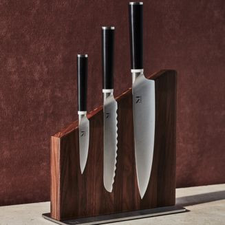 Set of 3 Japanese High Carbon Stainless Steel Knives and Holder | Bloomingdale's (US)