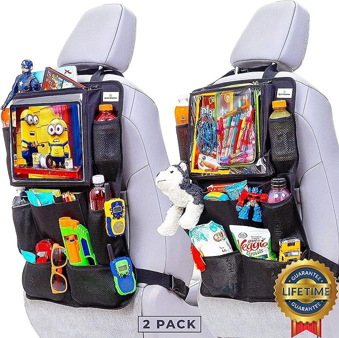 Quint Essence Heavy Duty Car Seat Organizer, Adjustable XL 12.9” Clear Touchscreen Tablet Holde... | Amazon (US)
