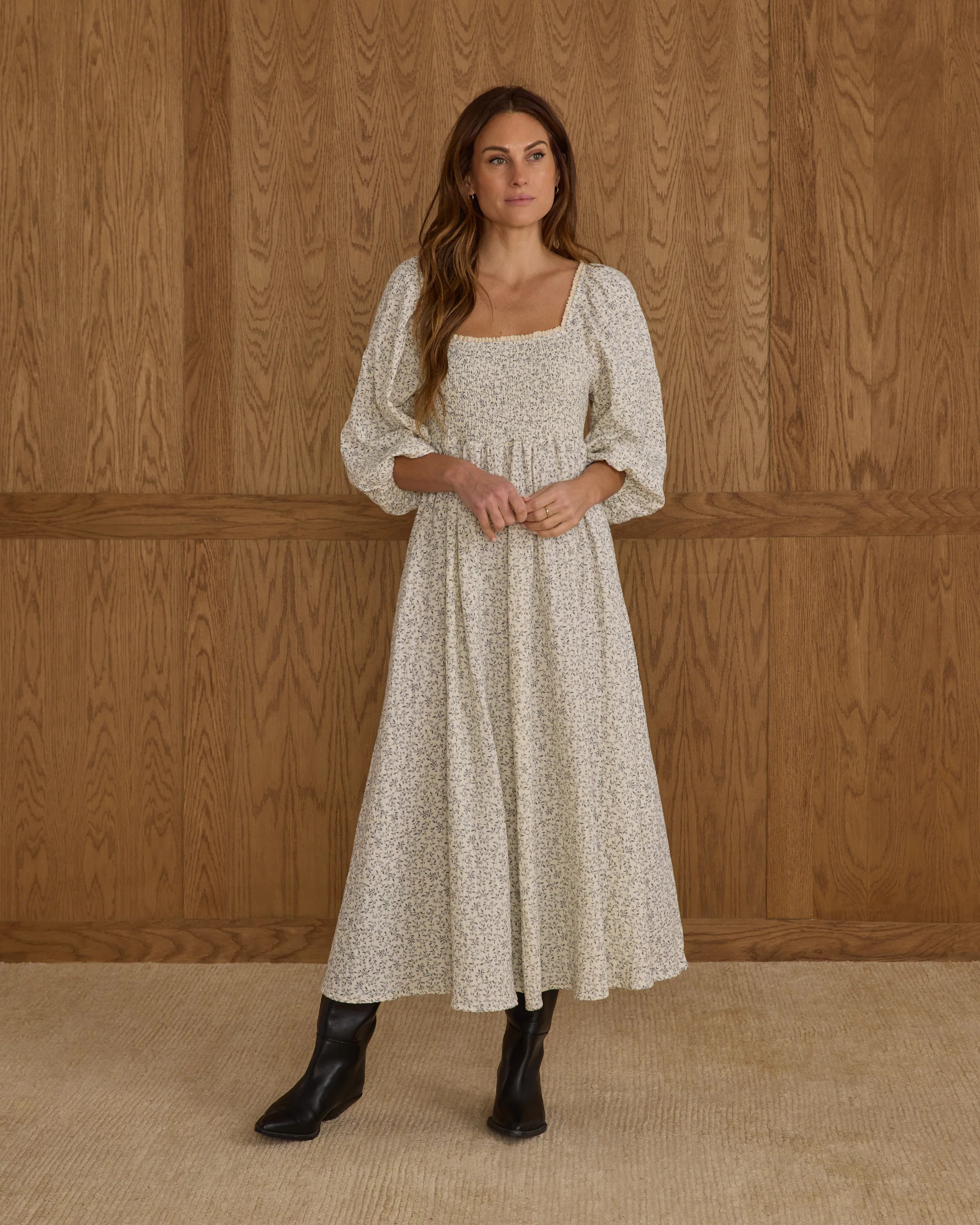 Della Dress | Blue Vines | Rylee + Cru