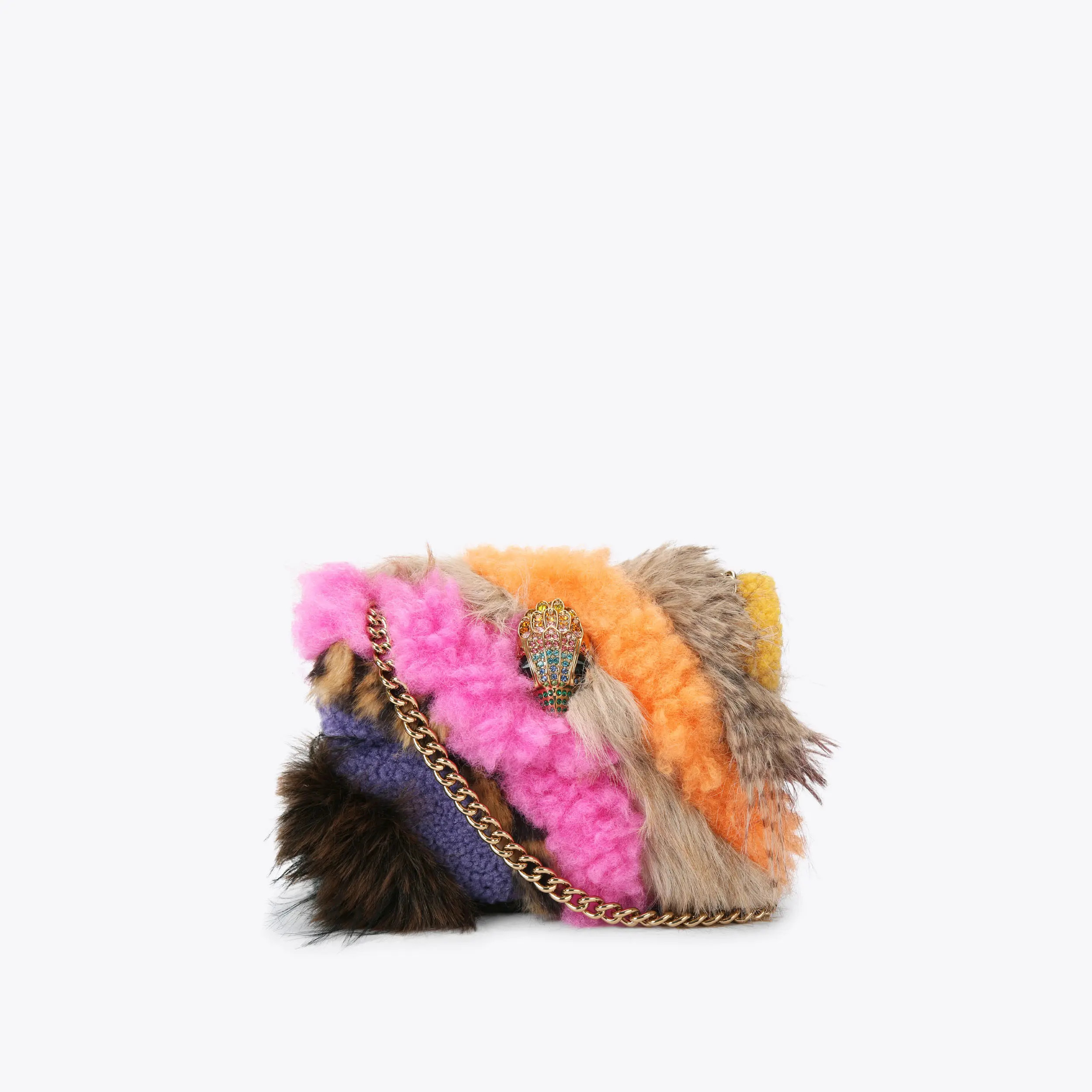 mini faux fur kensington bag | Kurt Geiger US
