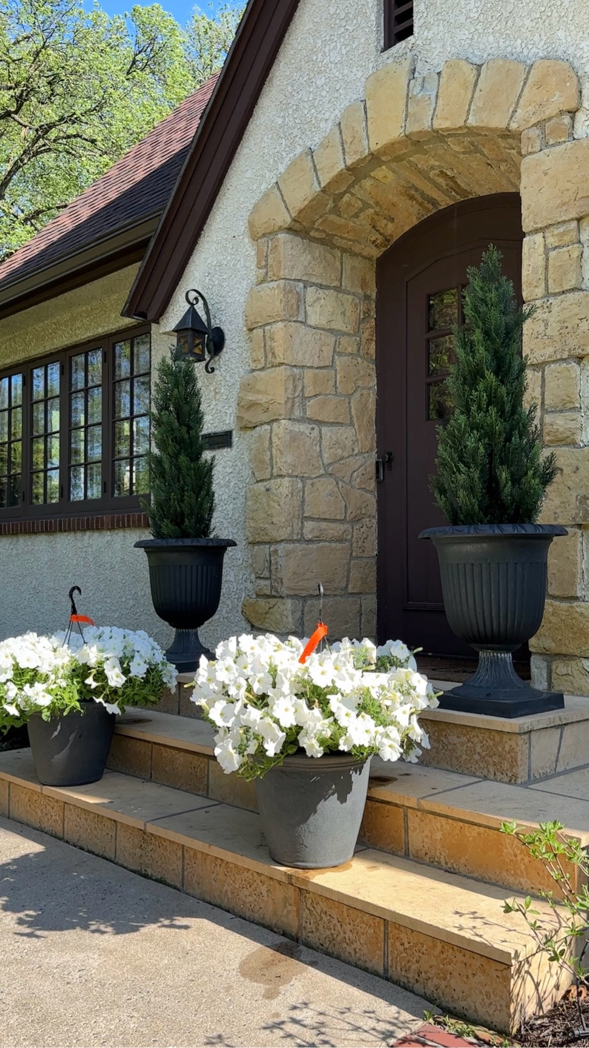 Faux tree is 52% off. The only faux plants we have outdoors and look very realistic! Planters are old ones and NA, linking alternatives. *summer decor, patio decor

#LTKStyleTip #LTKHome #LTKSaleAlert