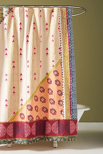 Printed Jem Shower Curtain | Anthropologie (US)