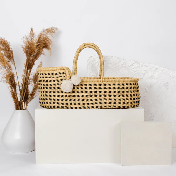 Magical Forest African Moses Basket | Plum+Sparrow