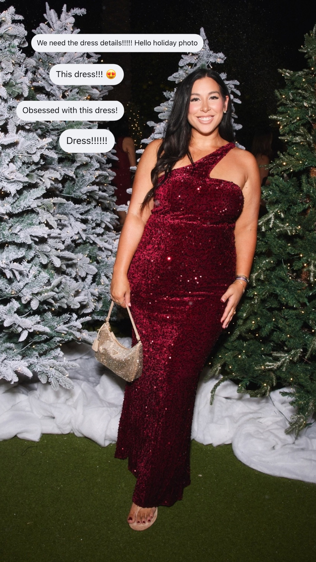 This is the most perfect dress for the holiday’s! So flattering, soft belly friendly, and so stunning. Wearing an XL. Midsize, midsize fashion, holiday, holiday fashion

#LTKootd #LTKMidsize