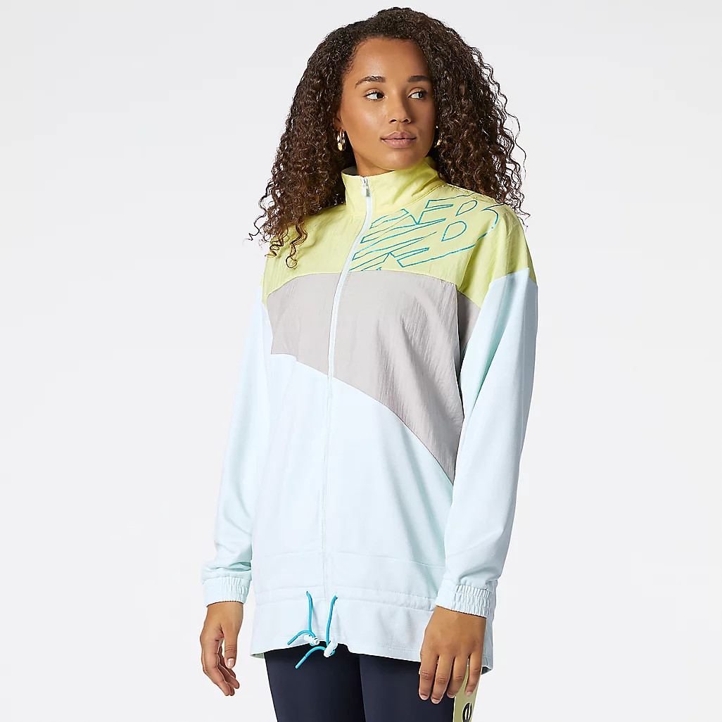 Achiever Mix Media Jacket | New Balance Athletic Shoe