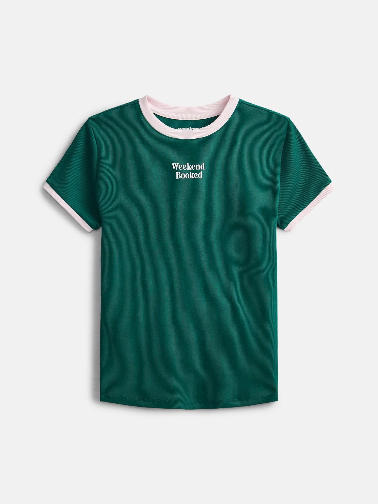 Weekend Academy Girls Graphic Baby Tee with Short Sleeves, Sizes 4-18 | Walmart (US)