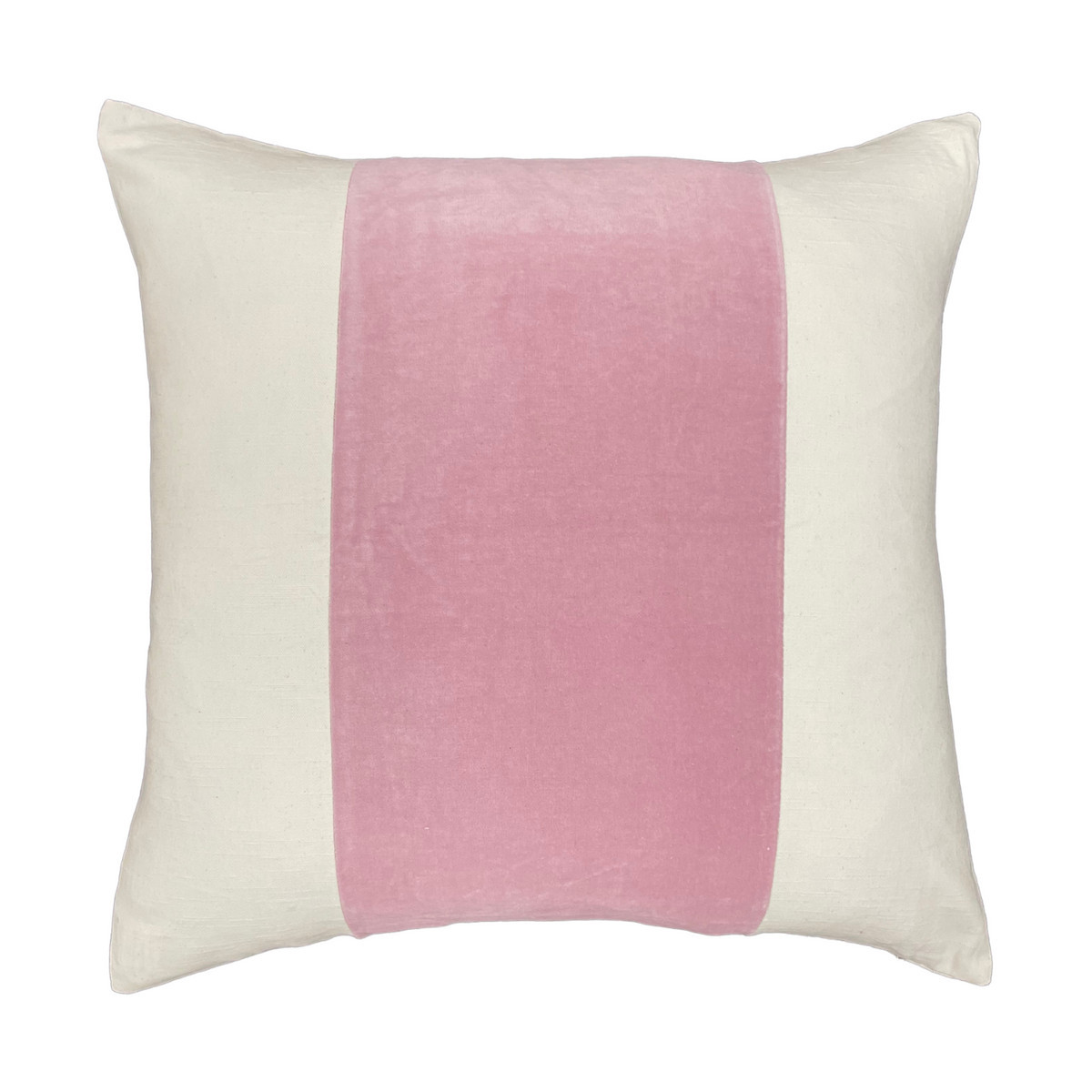 22x22 Velvet Panel Pillow Cover - Pink | Laura Park Designs