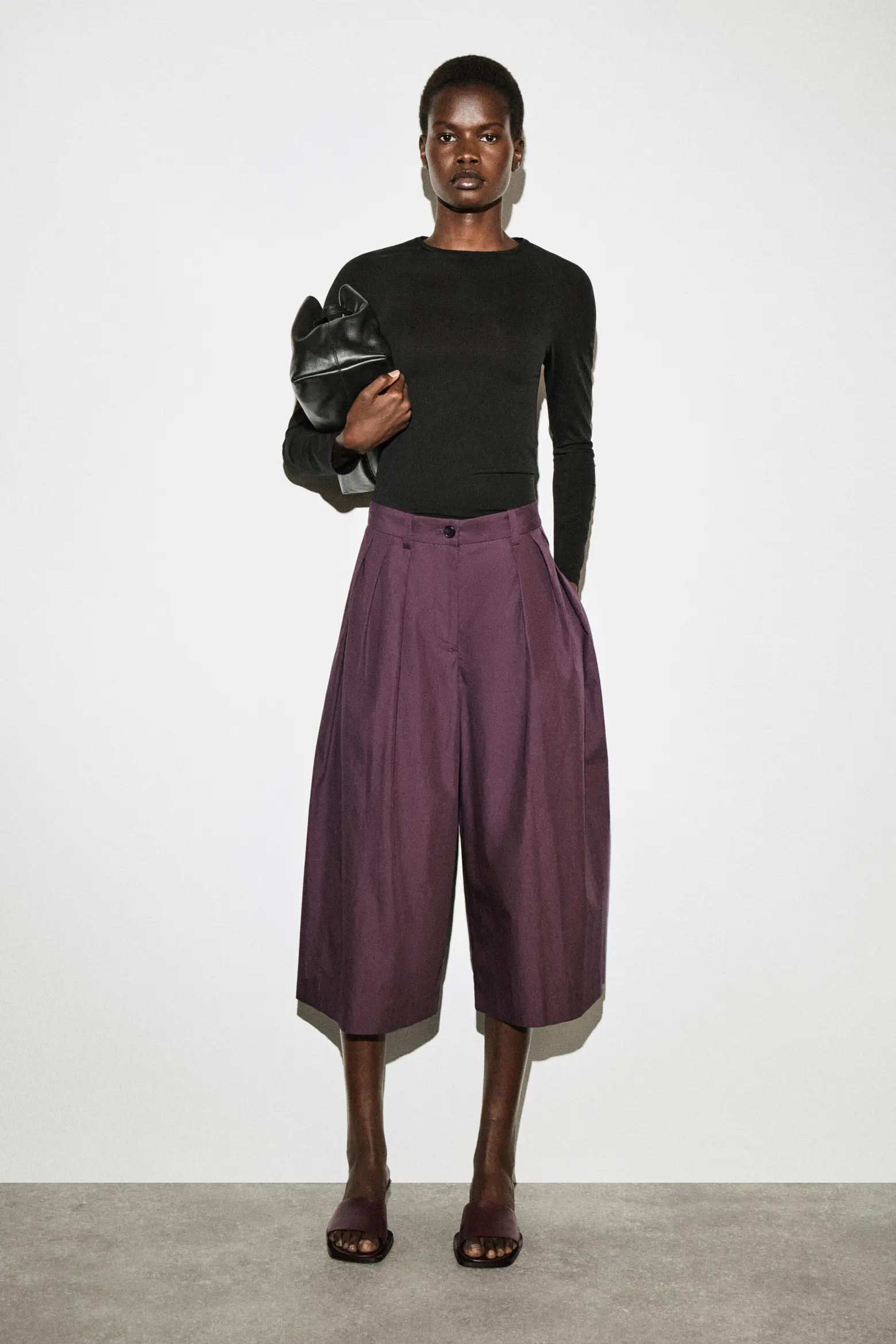 Pleated Cotton Pants (Women) | Nordstrom | Nordstrom