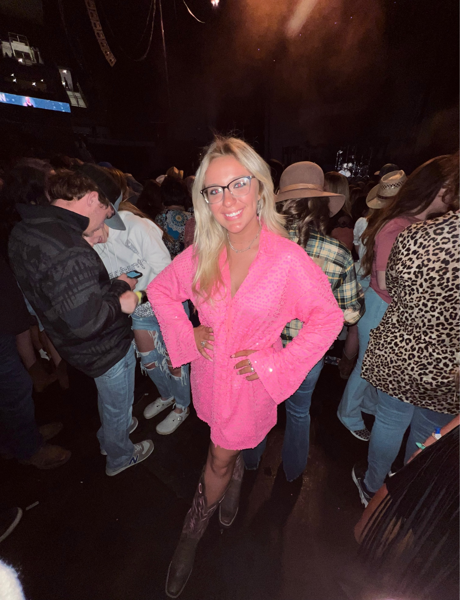 Concert Outfit 

Boots are tony lama :)

Country concert, pink, dress, sequins, oversized shirt, cowboy boots, western fashion

#LTKSeasonal #LTKshoecrush #LTKstyletip