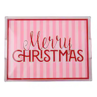 13.75" Pink Merry Christmas Tray by Ashland® | Michaels | Michaels Stores