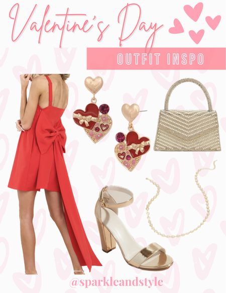 Valentine’s Day Outfit Inspo: The back of this red dress is gorgeous! The bow with the long train is so chic! I styled it with these adorable red and gold heart chocolate box design earrings, a pearl clutch, metallic gold heels, and pearl heart necklace! ❤️🎀

Valentine’s Day outfit, Valentine’s Day styles, Valentine’s Day fashion, Galentine’s Day outfit, Galentine’s Day styles, Galentine’s Day fashion

#LTKFind #LTKunder100 #LTKwedding