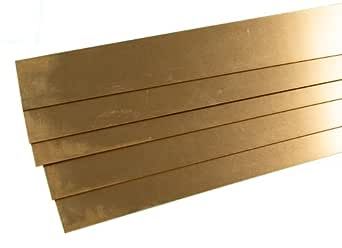 K & S Precision Metals K & S 9715 Brass Strip, 0.016" Thick x 1" Wide x 36" Long, 5 Pieces, Made ... | Amazon (US)