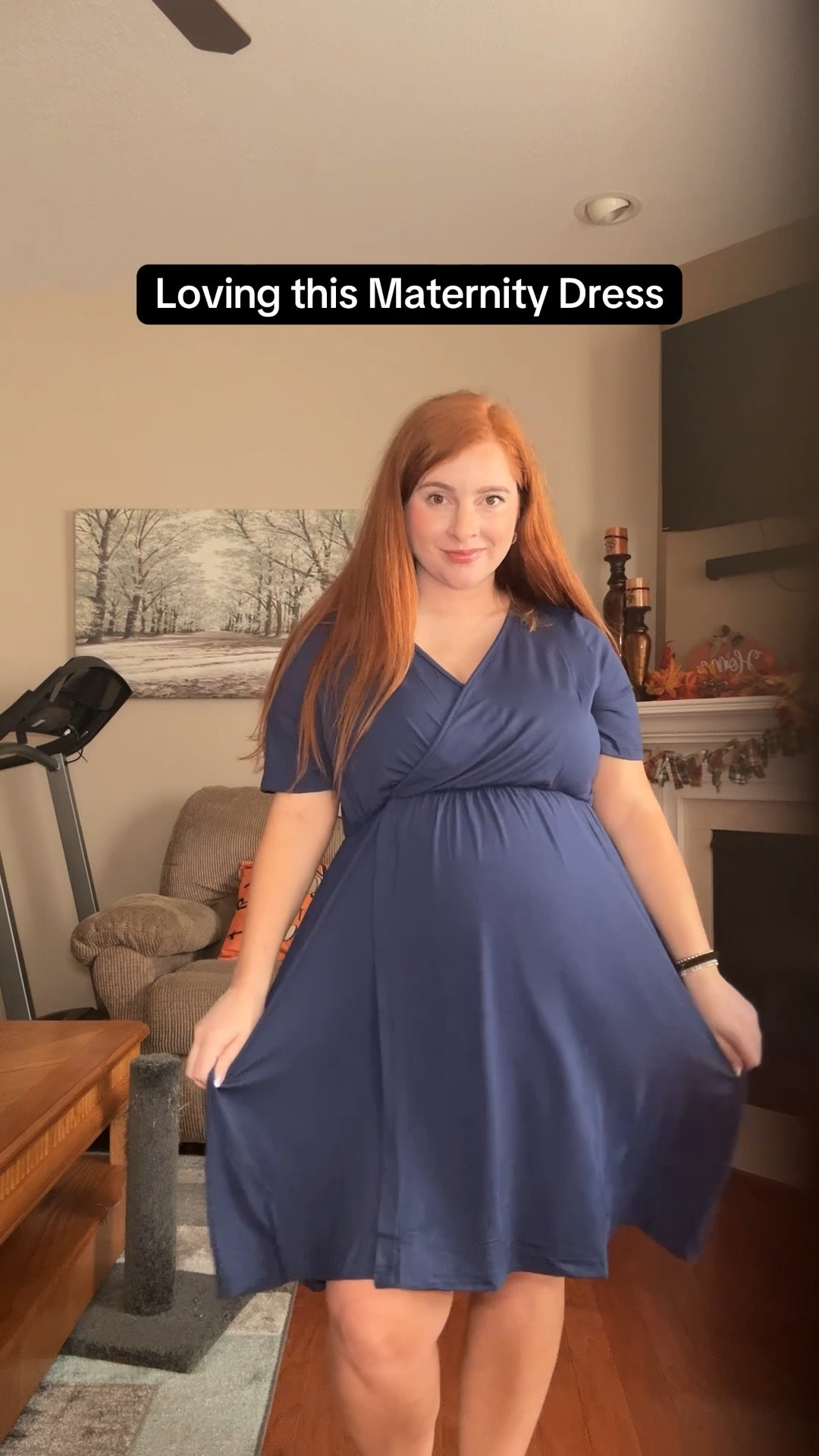 Obsessed with this Bump friendly dress☺️❤️

wearing large for reference
it is also nursing friendly and has a slit for labor and delivery 

#LTKFindsUnder50 #LTKBump #LTKBaby