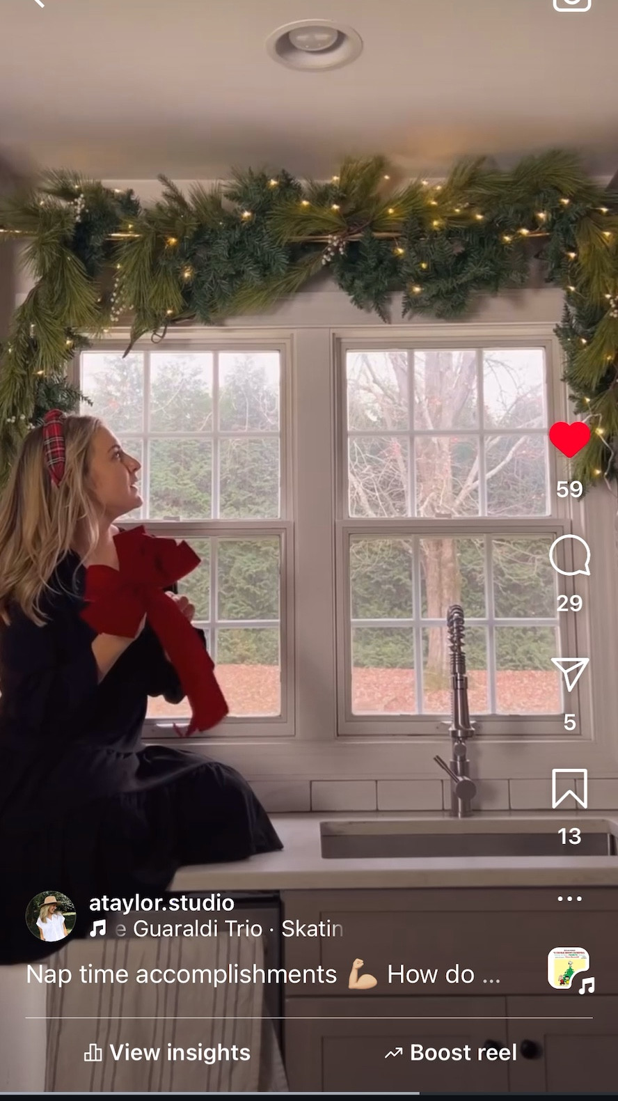 Tried the viral shower curtain rod hack for hanging Christmas garland! Here’s exactly what I used - it held up all season last year and it only required two mini Command hooks!

Holiday decor, Garland, shower rod hack, gold shower rod, kitchen Christmas decor, hanging garland, Christmas decor, holiday home, home decor

#LTKHoliday #LTKWatchNow #LTKHome