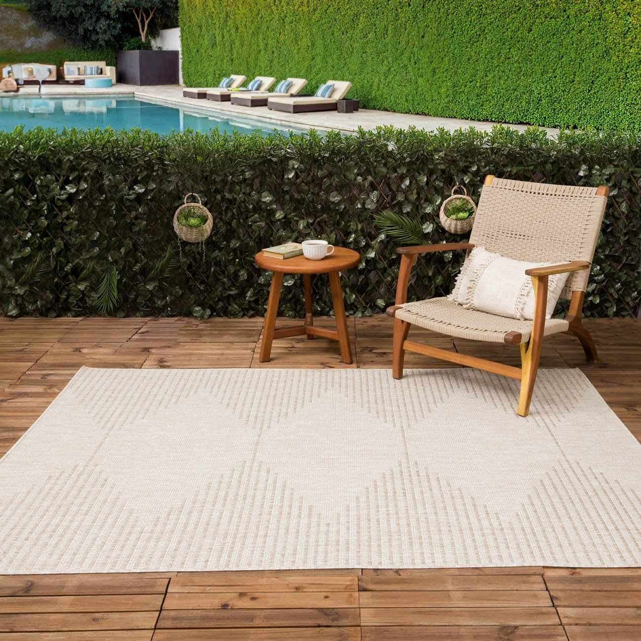 Stephan Beige Outdoor Rug | Boutique Rugs